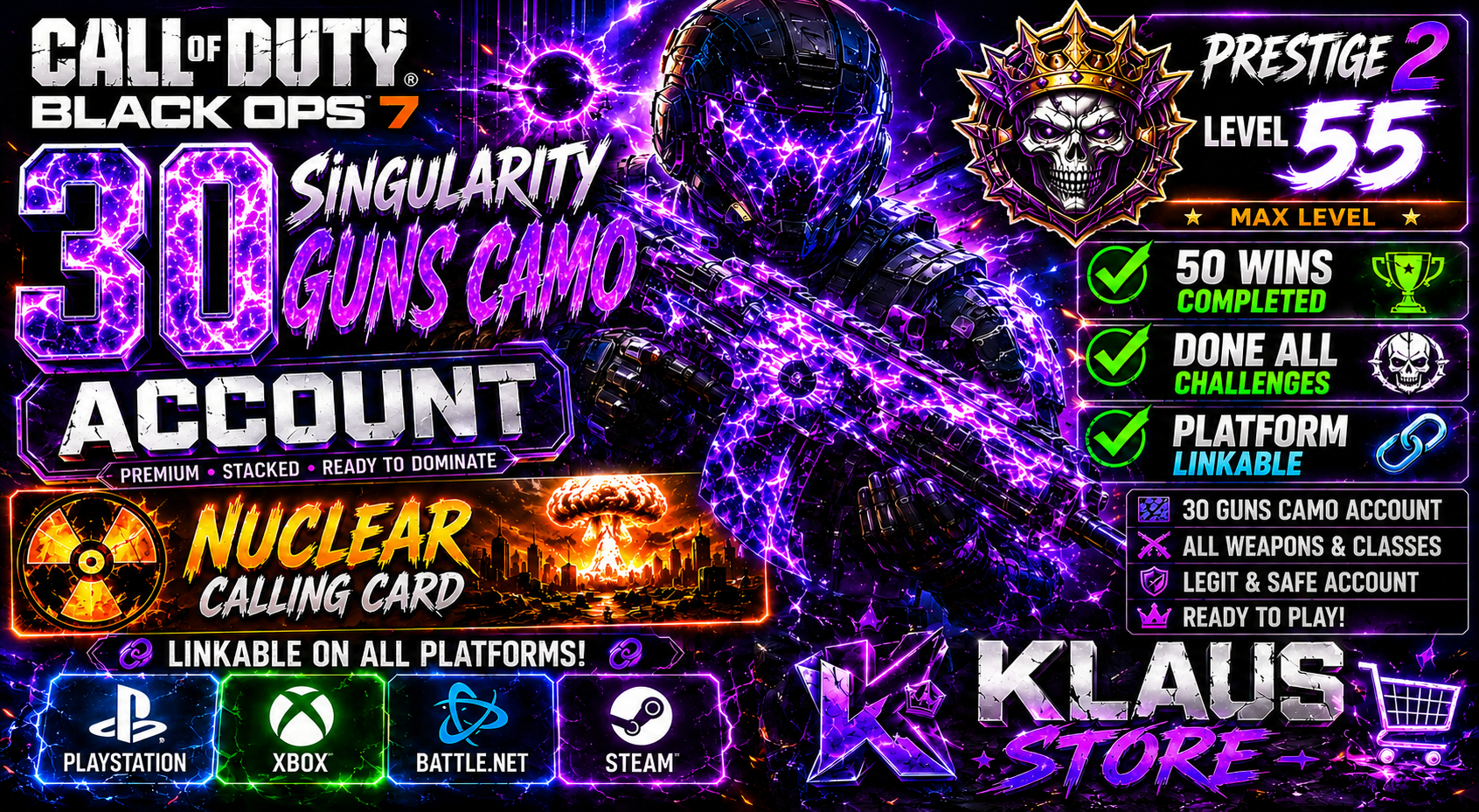 CoD Black Ops 3 Accounts for Sale - Buy Black Ops 3 Account Cheap